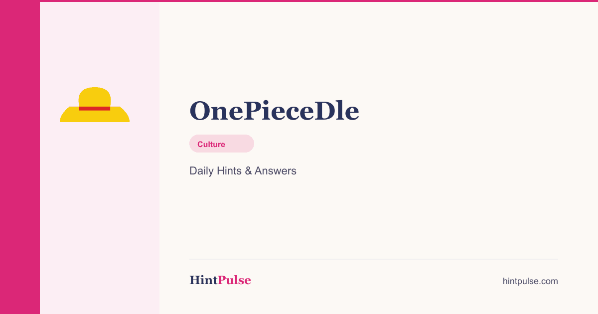 OnePieceDle Answer & Hints Today, Aug 10, 2026
